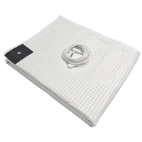 Draps de mise à la terre conducteurs en argent (10 %) et coton (90 %) |   Literie antistatique pour la relaxation, le soulagement de la douleur et le bien-être général