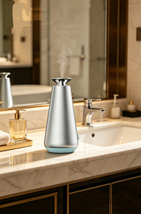   Diffuseur d'arômes avec contrô<span class=keywords><strong>le</strong></span> de la brume réglable, fonction de minuterie, anti-reflux, anti-colmatage et lumière d'ambiance colorée - Product Image 4