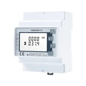 SDM630MCT-DI Digital Input RS485 CT Operated Din Rail Three Phase MID Energy Meter