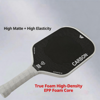 Raket Pickleball Serat Karbon T700 Inti EPP, Ringan, Senyap, Lembut, Daya Puncak, Kontrol Optimal, OEM