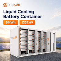 Conteneur de stockage d'énergie préassemblé Sunark Factory de 1 MWh, 3 MWh, 5 MWh avec conception modulaire pour micro-réseau éloigné