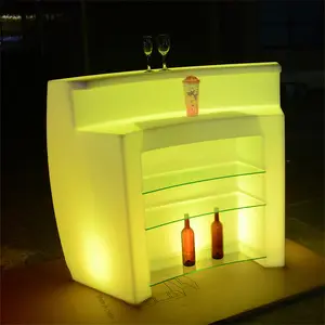 Светодиодная барная стойка/пульт дистанционного управления RGBW изменение цвета светодиодная мебель светодиодная барная стойка мобильный бар