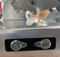 Nouvelle trancheuse à viande semi-automatique HUALING 330 mm à transmission par engrenages, machine de transformation alimentaire certifiée CE pour viande congelée, jambon, fromage