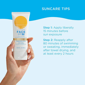 Crème solaire hydratante quotidienne végétalienne minérale SPF <span class=keywords><strong>50</strong></span> OEM, crème solaire visage bio pour <span class=keywords><strong>bronzage</strong></span>, marque privée, vente en gros - Product Image 4