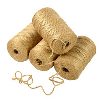 Cordon en chanvre naturel brut de 2 mm sur rouleau