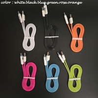 Logotipo personalizado flexible IOS LED luces multi plano Delgado RGB Macaron colorido USB a 8 pines cables