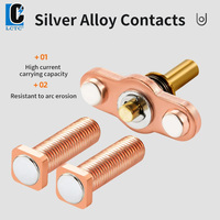 Relé de Arranque Automático LCTC, CC 12V 24V 500amp, Interruptor de Alta Corriente, Relé de Potencia para Automóvil, Contactor Normalmente Abierto para Cortacésped y Tractor