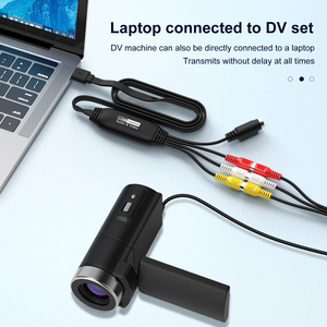 Carte de capture vidéo USB, adaptateur de capture audio VHS TV DVD VCR, convertisseur vidéo RCA vers USB pour <span class=keywords><strong>Mac</strong></span> PC - Product Image 3