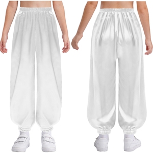6-16 Kids Boys Girls Kung Fu Uniform Tai Chi Wing Chun Martial Arts Outfit <b>Pants</b> Performance Tai Chi Role Play Morning Exercises - Product Image 5