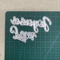Matrice de découpe en métal pour albums photo DIY, boîtes cadeaux, cartes en papier, cartes de vœux et scrapbooking