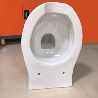 WC monobloc ergonomique pour personnes à mobilité réduite, avec siège ouvert, pour personnes âgées et soins infirmiers