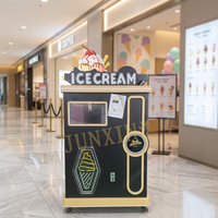 Máquina Expendedora de Helado Suave Comercial de Autoservicio con Pantalla Táctil, Máquina Automática para Hacer Helados para Centros Comerciales, Parques y Lugares Turísticos