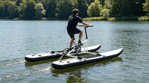 Vélo aquatique flottant gonflable en PVC avec pédales, type Drop <span class=keywords><strong>Stitch</strong></span> - Product Image 2