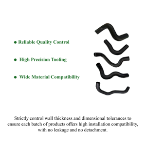 Manguera de Radiador Flexible de EPDM Resistente al Calor para Automóviles, Fabricada en Taiwán, con Servicio de Corte para Piezas de Automóviles - Product Image 4