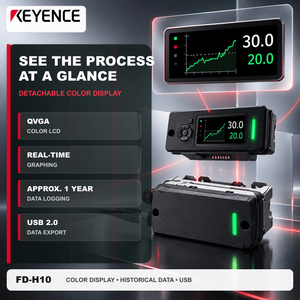 เซ็นเซอร์วัดอัตราการไหลแบบอัลตราโซนิกแบบหนีบ FD-H10 สำหรับท่อขนาด 13-18 มม. 20-30 ลิตร/นาที IO-Link 4-20mA วัสดุ POM - Product Image 2