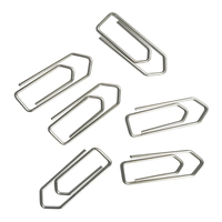 Clips de papier en métal triangulaires évidés, forme créative, personnalisables, très populaires, pour usage professionnel, vente en gros, papeterie multifonctionnelle