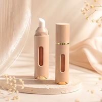 Flacon pompe personnalisé pour nettoyant visage, crème pour les yeux, lotion, sérum, emballage cosmétique en plastique de luxe, conteneur de 100 ml pour soins de la peau