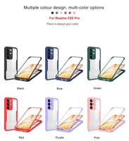 Coque de téléphone pour Realme C85 Pro, protection d'écran transparente en TPU et PC, antichoc, couverture intégrale
