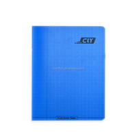 Cahier d'exercices en plastique PP, agenda 96, école personnalisée