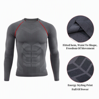 Sous-vêtements de sport respirants pour hommes S-SHAPER, pour le cyclisme et le ski, ensemble de sous-vêtements thermiques chauds, sous-vêtements de cyclisme sans couture