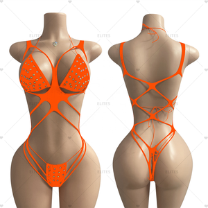 ELITES Short twerk taille haute porte-jarretelles personnalisé en gros Pole Dance - Product Image 2