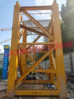 Grue de chantier QTZ315(TC7040) Grande capacité de charge 16t, longueur de flèche 70m 60m pour la construction, les mines, les ponts, les usines, les ports maritimes