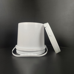 Seau en plastique rond avec couvercle personnalisé, vente directe, blanc, capacité <span class=keywords><strong>5L</strong></span>, couvercles pour seau en plastique - Product Image 6