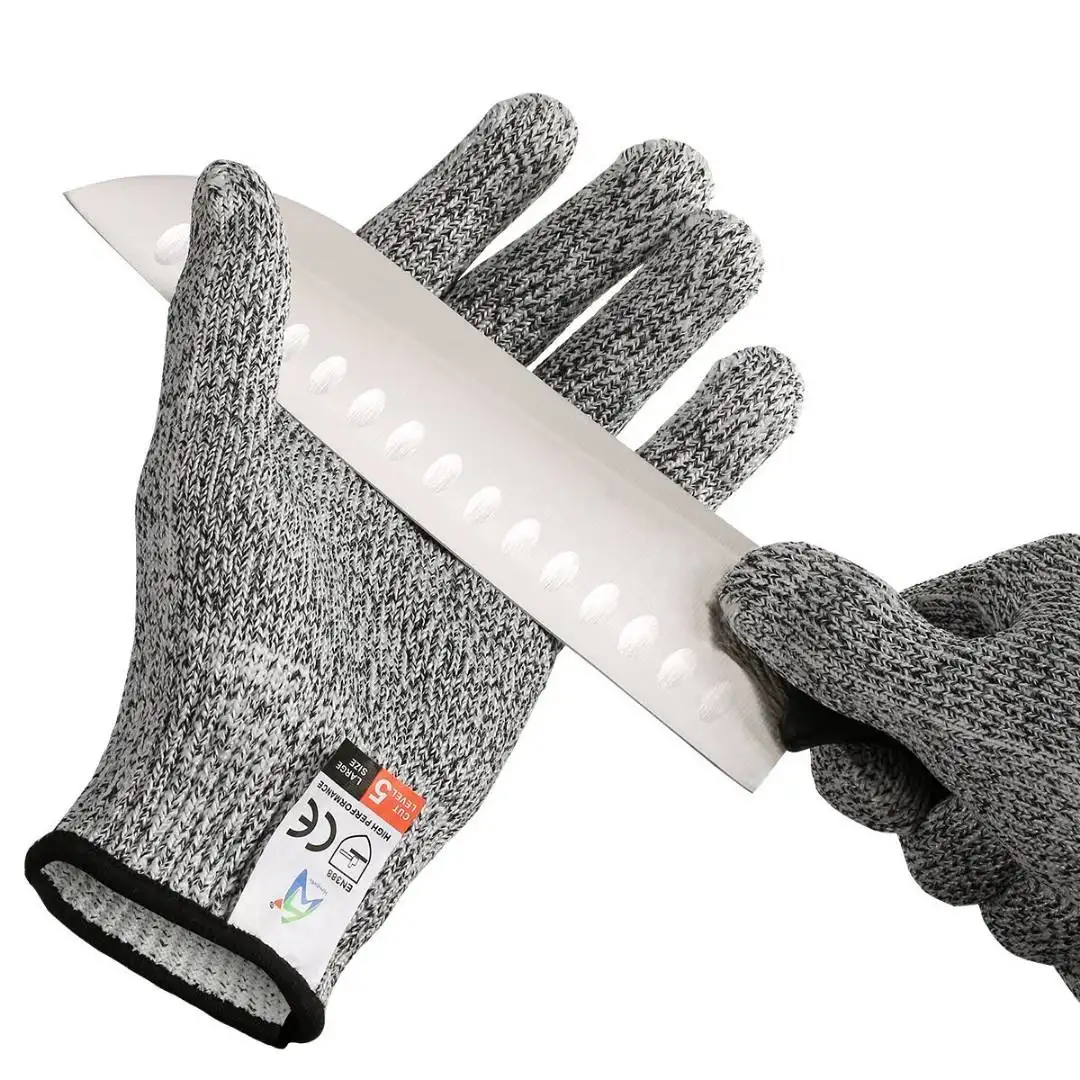 Anti Cut Level 5 Hand Protect HPPE Safety Gloves Wholesale
