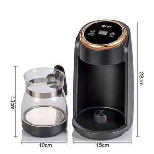 Cafetera Turca de 600W, Capacidad de 300ml, Multiusos, Eléctrica, para Café, Agua y Leche, con Elegante Jarra de Vidrio - Product Image 6