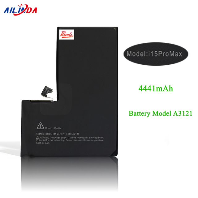 4441mAh Standard High Quality Digital Batteries for iPhone 15 15Pro 15 Pro Max Original Lithium-ion Batteries