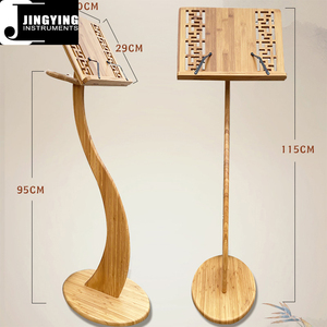 2024 Jingying <strong>Music</strong> Guitar <strong>Stands</strong>,Wholesale New 2 in 1 Bamboo Hanging Guitar <strong>Stands</strong> with <strong>Music</strong> <strong>Stand</strong> for Guitar Ukulele - Product Image 6