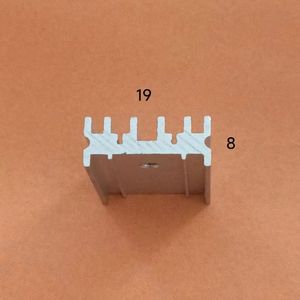 Dissipateur thermique en aluminium Yx Electronics To220 19x8x20 25 30mm pour transistor SCR MOSFET Diode Zener - Product Image 2