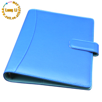 Carnets à spirale en cuir PU avec logo personnalisé, couverture d'agenda quotidien A5 2026, à feuilles mobiles, fermeture magnétique, vente en gros