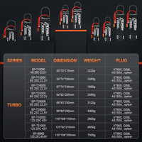 Batterie LiPo EP Custom 6S 22000mAh 22.2V Lithium Polymère avec Taux de Décharge de 25C Longue Durée de Vie pour Drone Agricole UAV