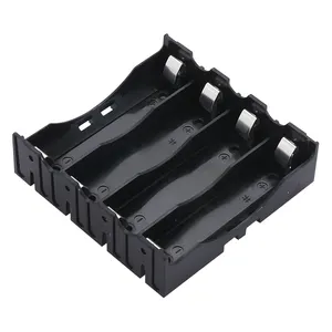 4 Cell Li-ion 18650 3.7V lithium battery holder with PCB pins Battery Box