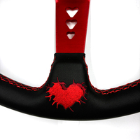 Volant de direction JDM Drift personnalisé avec autocollant brodé personnalisable de 350 mm (13 pouces)