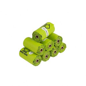 Bolsas Biodegradables para Excremento de Perro, Resistentes a Fugas y Desgarros, para Viajes y Paseos al Aire Libre, Bolsas de Plástico Grueso para Desechos - Product Image 5