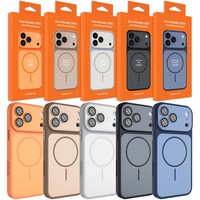 Coque de téléphone magnétique tendance antichoc en carton ondulé doux au toucher pour iPhone 17 18 Pro Max, compatible avec iPhone 17 16 15 14 13