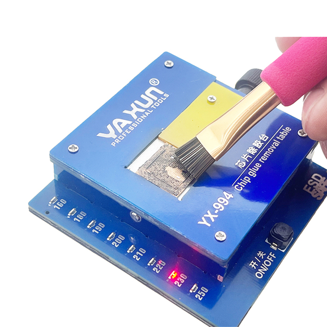 YAXUN New YX-994 Mini Universal Adjustable Temperature CPU Heating Platform for Chip CPU Glue Removal Solder Removal