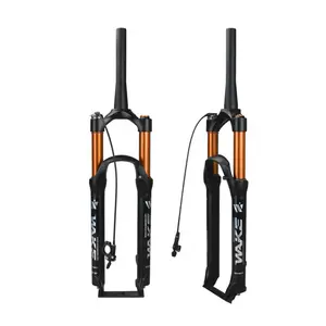 MTB Bicycle 27.5 inch Magnesium Alloy Suspension Fork Tapered Steerer Straight Steerer Front Fork WAKE fork