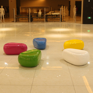 Chaises en Fibre de Verre Colorées de Luxe Y405, Meubles de Jardin Modernes et Durables pour Cour et Villa - Product Image 5