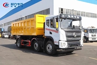 Camion benne hydraulique à crochet relevable 25 tonnes 6x4, véhicule de collecte de déchets robuste à benne basculante, vente directe usine