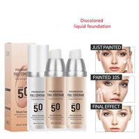 Fond de Teint Liquide Hydratant Correcteur Anti-taches Longue Tenue et Changeant de Couleur, Personnalisable en Gros