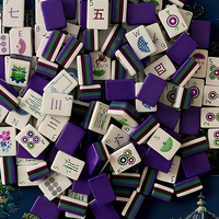 Juego de Mahjong Americano de Lujo Moderno de 160 Piezas, 2026, con Acrílico Tallado de 4 Capas, Personalizable y Duradero para Camping