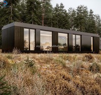 Maison modulaire préfabriquée de luxe, design entièrement personnalisé, maison de vacances en forêt, mini-maison, villa isolée à haut rendement énergétique