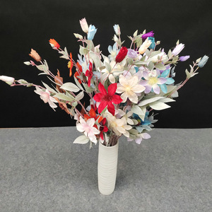 Fleurs artificielles Yiyi, Clématites, 15 couleurs, 10 tiges, bouquet mixte, décoration intérieure, accessoires de photographie - Product Image 2