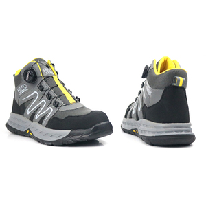 Bottes <span class=keywords><strong>de</strong></span> <span class=keywords><strong>Sécurité</strong></span> Industrielles pour Hommes, <span class=keywords><strong>Chaussures</strong></span> <span class=keywords><strong>de</strong></span> Travail à Embout en Acier pour Randonnée en Plein Air, Semelle Extérieure en Caoutchouc Antidérapante - Product Image 3