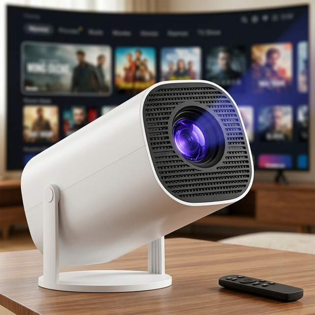 Mini Projector Full HD HY300 Pro Proyector Android 11 Portable Projecteur Home Theater Outdoor Movie Cinema with Speaker Beamer