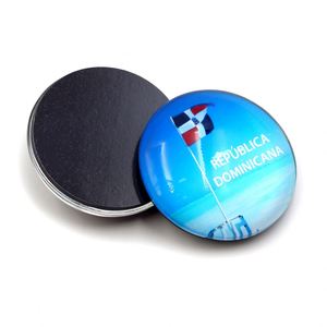 Factory Direct High Quality Customized Logo Gift Low Moq 3D Souvenir Custom Glass <b>Fridge</b> Magnet - Product Image 5