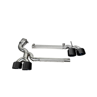 Système d'échappement arrière à quatre sorties style OEM pour BMW X3 G45 G48 2025+ en acier inoxydable 304 avec option embouts en carbone